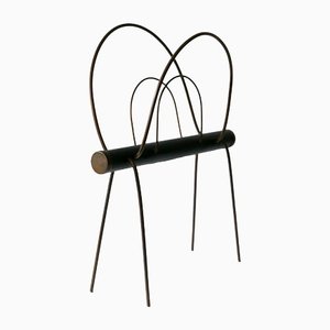 Mid-Century Modern Magazine Rack or Stand Fly from Werkstätte, 1950s-WPT-1160194