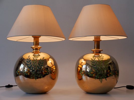 Mid-Century Modern Massive Brass Side Table Lamps by Arte Lumen, 1970s, Set of 2-WPT-2015994