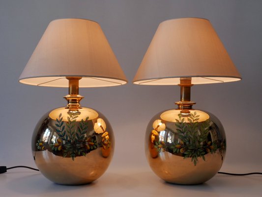 Mid-Century Modern Massive Brass Side Table Lamps by Arte Lumen, 1970s, Set of 2-WPT-2015994