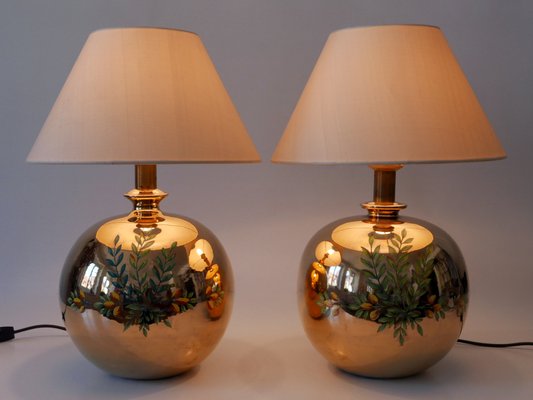 Mid-Century Modern Massive Brass Side Table Lamps by Arte Lumen, 1970s, Set of 2-WPT-2015994