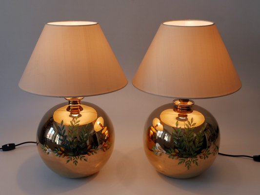 Mid-Century Modern Massive Brass Side Table Lamps by Arte Lumen, 1970s, Set of 2-WPT-2015994