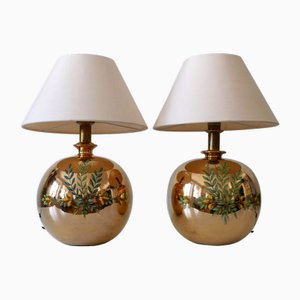 Mid-Century Modern Massive Brass Side Table Lamps by Arte Lumen, 1970s, Set of 2-WPT-2015994