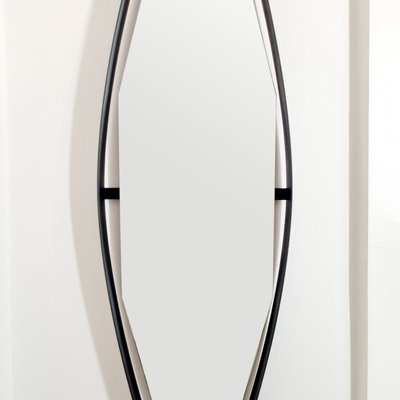 Mid-Century Modern Metal and Brass Mirror by Santambrogio & De Berti, 1950s-PUG-2035971