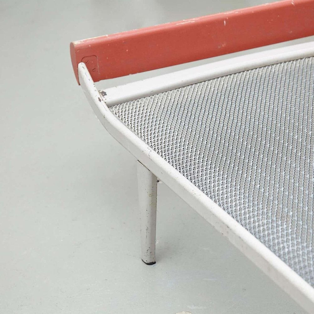 Mid-Century Modern Metal and Wood Daybed by Dick Cordemeijer, 1950