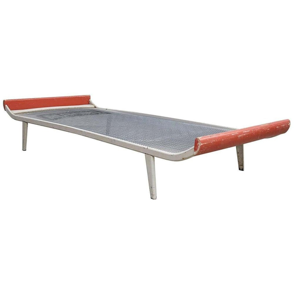 Mid-Century Modern Metal and Wood Daybed by Dick Cordemeijer, 1950