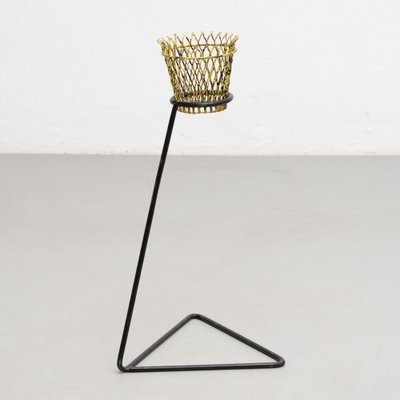 Mid-Century Modern Metal Plant Stand by Mathieu Matégot, 1950s-WM-1177903