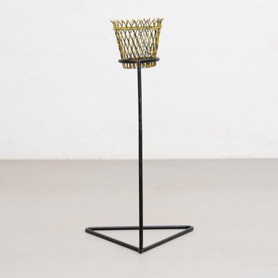 Mid-Century Modern Metal Plant Stand by Mathieu Matégot, 1950s-WM-1177903