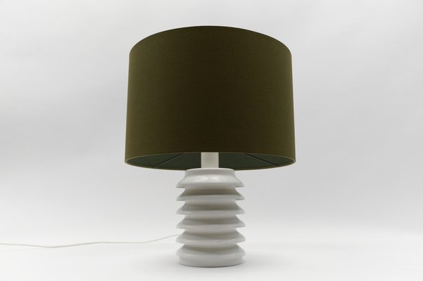 Mid-Century Modern Metal Table Lamp with Illuminated Base by Kaiser Leuchten, 1960s-KQB-1732073