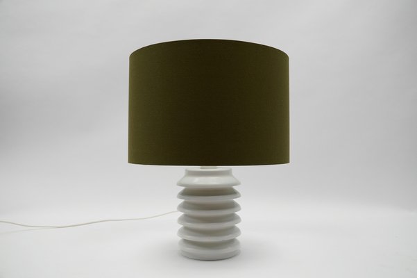 Mid-Century Modern Metal Table Lamp with Illuminated Base by Kaiser Leuchten, 1960s-KQB-1732073