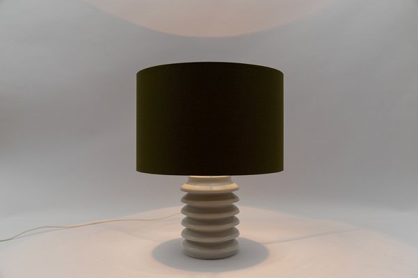 Mid-Century Modern Metal Table Lamp with Illuminated Base by Kaiser Leuchten, 1960s-KQB-1732073