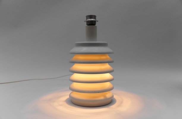 Mid-Century Modern Metal Table Lamp with Illuminated Base by Kaiser Leuchten, 1960s-KQB-1732073