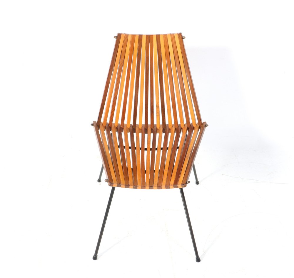 Mid-Century Modern Model 218 Side Chair by Dirk Van Sliedregt for Rohé, 1960s