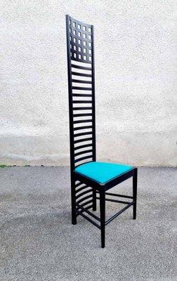 Mid-Century Modern Model 292 Hill House Chair by Charles Rennie Mackintosh, Italy, 1980s-PUG-1802426