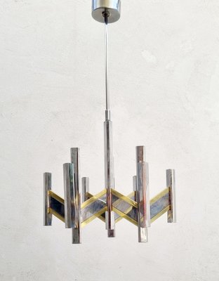 Mid-Century Modern Model Concorde Chandelier from Sciolari, Italy, 1970s-PUG-1332166