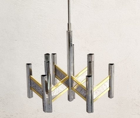 Mid-Century Modern Model Concorde Chandelier from Sciolari, Italy, 1970s-PUG-1332166