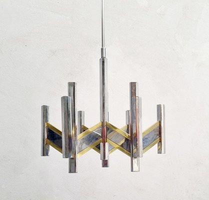 Mid-Century Modern Model Concorde Chandelier from Sciolari, Italy, 1970s-PUG-1332166