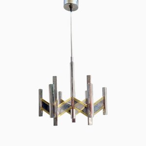 Mid-Century Modern Model Concorde Chandelier from Sciolari, Italy, 1970s-PUG-1332166