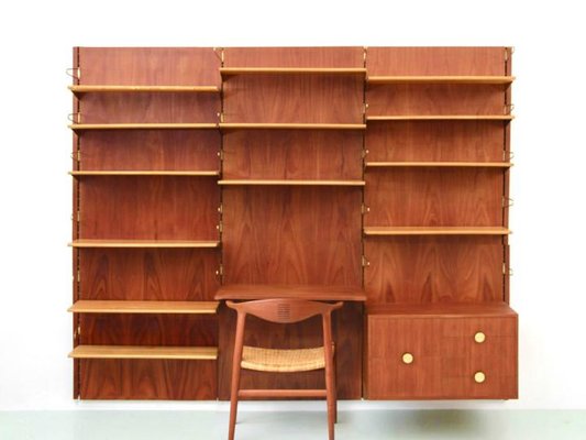 Mid-Century Modern Modular Shelving System in Teak by Finn Juhl, 1960s-PI-1739317