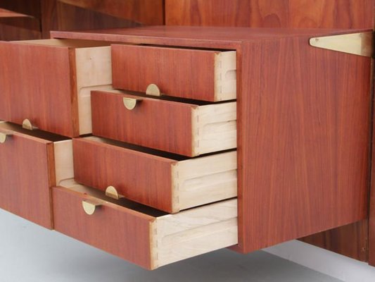 Mid-Century Modern Modular Shelving System in Teak by Finn Juhl, 1960s-PI-1739317