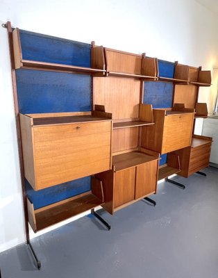 Mid-Century Modern Modular Wood Bookcase, 1950s-OT-1320737