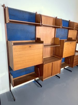 Mid-Century Modern Modular Wood Bookcase, 1950s-OT-1320737