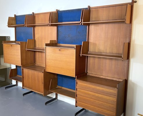 Mid-Century Modern Modular Wood Bookcase, 1950s-OT-1320737