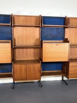 Mid-Century Modern Modular Wood Bookcase, 1950s-OT-1320737