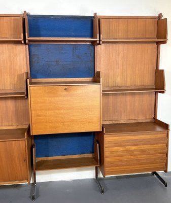 Mid-Century Modern Modular Wood Bookcase, 1950s-OT-1320737