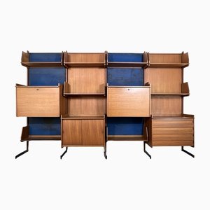 Mid-Century Modern Modular Wood Bookcase, 1950s-OT-1320737