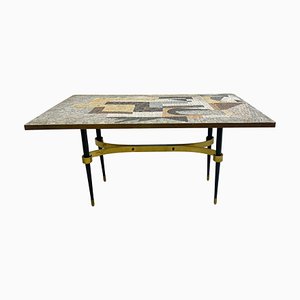 Mid-Century Modern Mosaic Coffee Table, 1970s-FGA-1798530