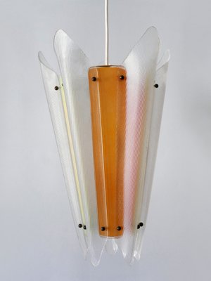 Mid-Century Modern Multi-Colored Pendant Lamp in Acrylic Glass, Germany, 1960s-WPT-1168263