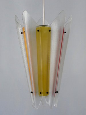 Mid-Century Modern Multi-Colored Pendant Lamp in Acrylic Glass, Germany, 1960s-WPT-1168263