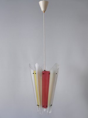 Mid-Century Modern Multi-Colored Pendant Lamp in Acrylic Glass, Germany, 1960s-WPT-1168263