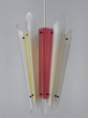 Mid-Century Modern Multi-Colored Pendant Lamp in Acrylic Glass, Germany, 1960s-WPT-1168263