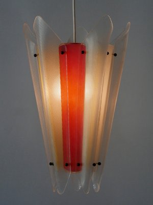 Mid-Century Modern Multi-Colored Pendant Lamp in Acrylic Glass, Germany, 1960s-WPT-1168263