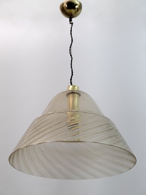 Mid-Century Modern Murano Glass Bubble Ceiling Lamp, Italy, 1970s-FER-1276637