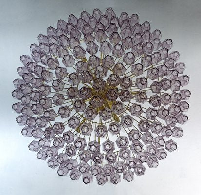 Mid-Century Modern Murano Glass Poliedri Chandelier by Carlo Scarpa for Venini, 1970s-FER-1396371