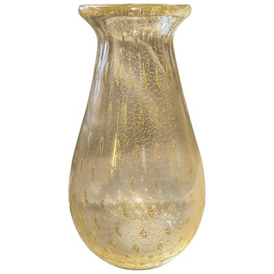 Mid-Century Modern Murano Glass Vase in the Style of Barovier, 1960s-NMK-1299632