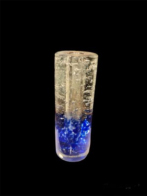 Mid-Century Modern Murano Sommerso Blue Art Glass Vase, Italy, 1960s-HQI-1281103