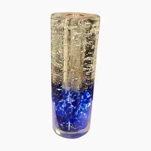 Mid-Century Modern Murano Sommerso Blue Art Glass Vase, Italy, 1960s-HQI-1281103