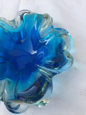 Mid-Century Modern Murano Sommerso Glass Ashtray by Seguso Murano, Italy, 1970-HQI-1310713