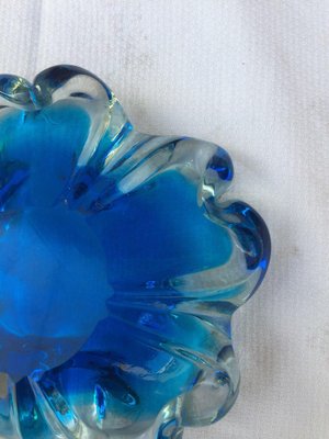 Mid-Century Modern Murano Sommerso Glass Ashtray by Seguso Murano, Italy, 1970-HQI-1310713