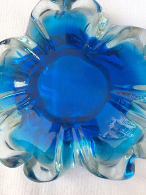 Mid-Century Modern Murano Sommerso Glass Ashtray by Seguso Murano, Italy, 1970-HQI-1310713