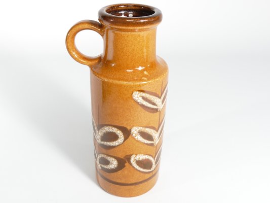 Mid-Century Modern Mustard Yellow Vase by Scheurich, Germany, 1970s-RUK-1758074