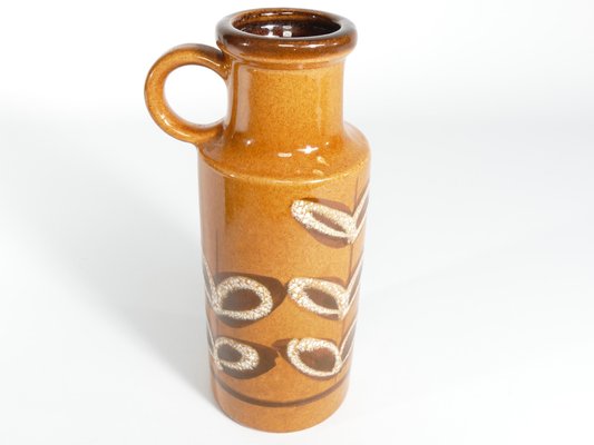 Mid-Century Modern Mustard Yellow Vase by Scheurich, Germany, 1970s-RUK-1758074