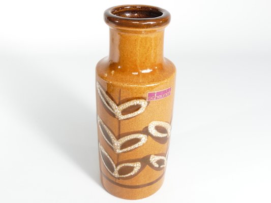 Mid-Century Modern Mustard Yellow Vase by Scheurich, Germany, 1970s-RUK-1758074