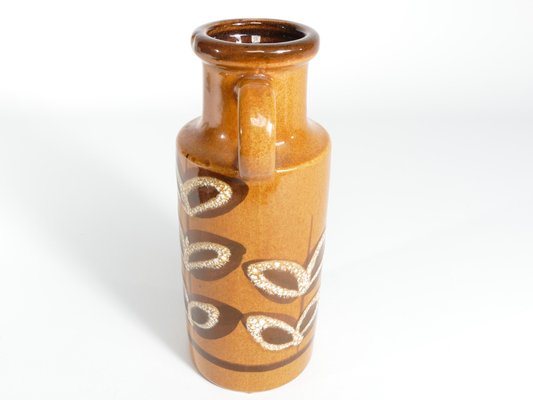 Mid-Century Modern Mustard Yellow Vase by Scheurich, Germany, 1970s-RUK-1758074