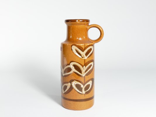 Mid-Century Modern Mustard Yellow Vase by Scheurich, Germany, 1970s-RUK-1758074