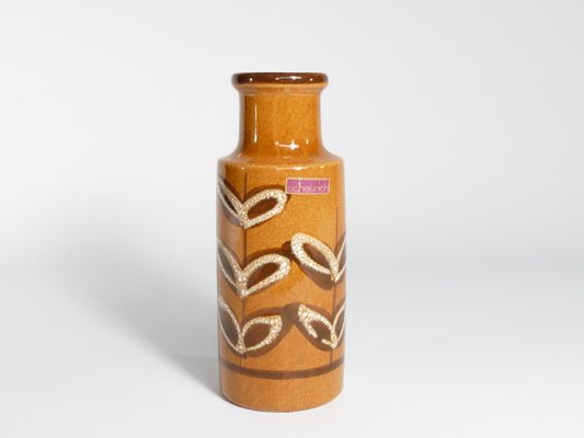 Mid-Century Modern Mustard Yellow Vase by Scheurich, Germany, 1970s-RUK-1758074