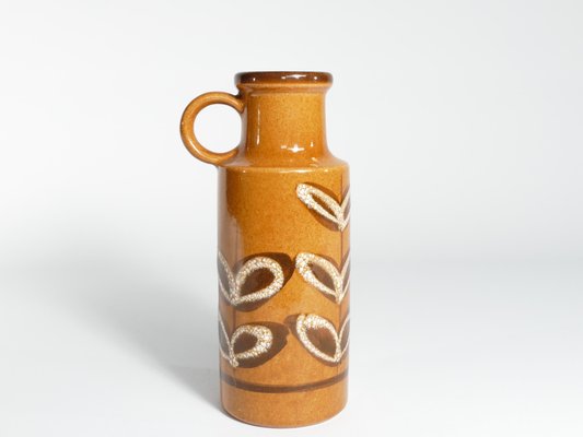 Mid-Century Modern Mustard Yellow Vase by Scheurich, Germany, 1970s-RUK-1758074